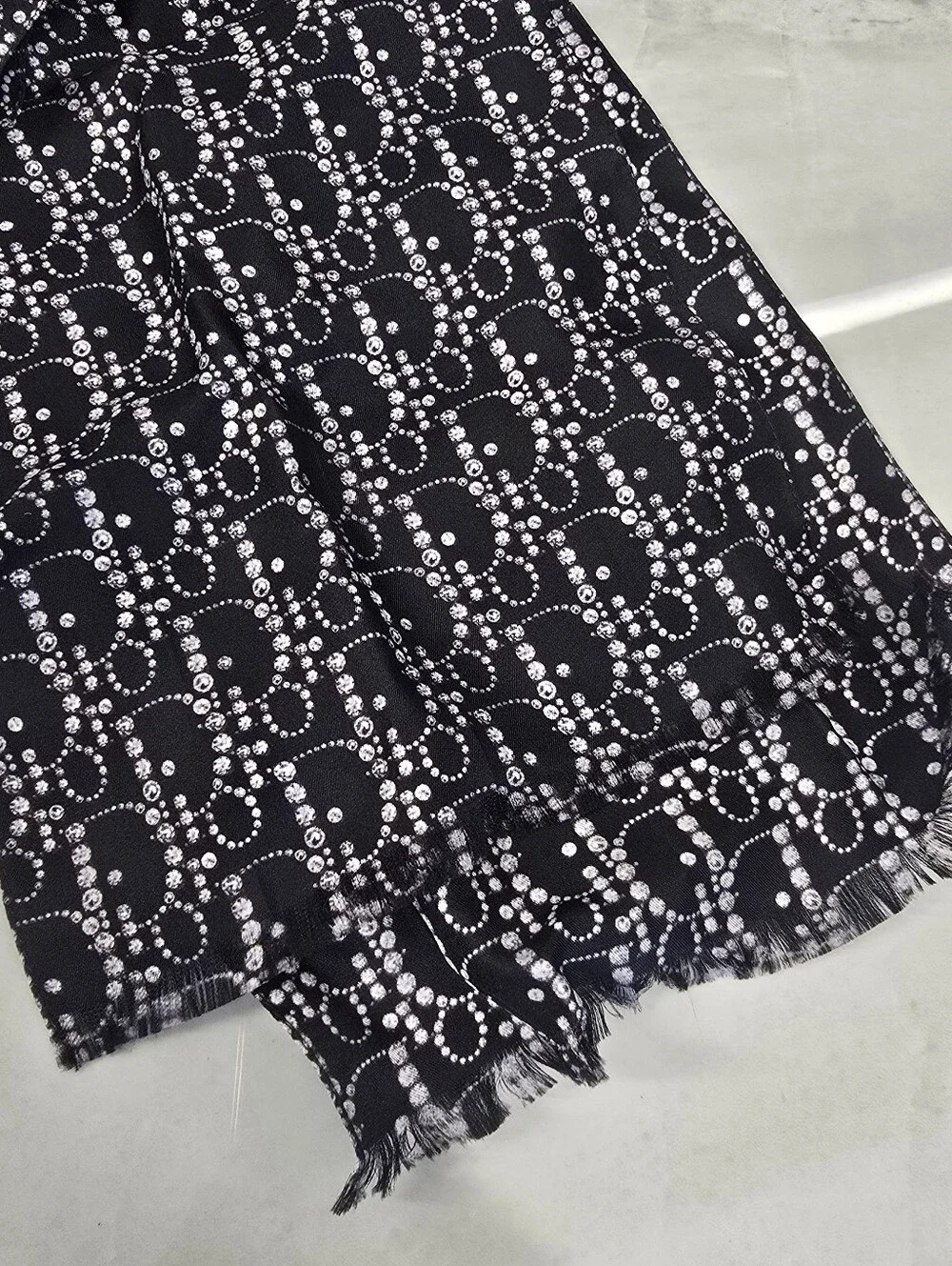 Dior Silk Scarf/Neckerchief with Bracelet